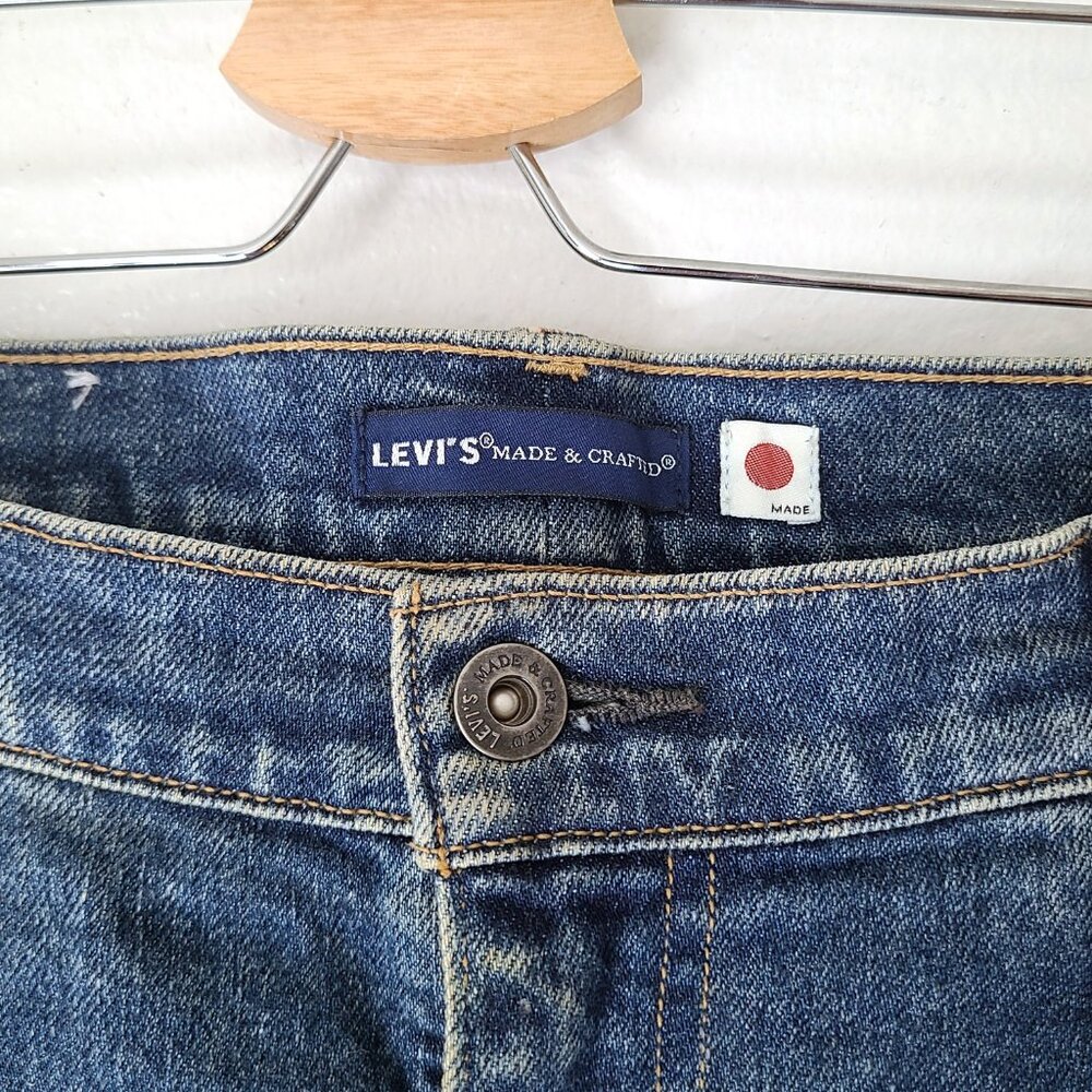Levi's Made & Crafted 511 Slim Denim Jeans Made in Japan W38 Selvedge Boro - Picture 7 of 16